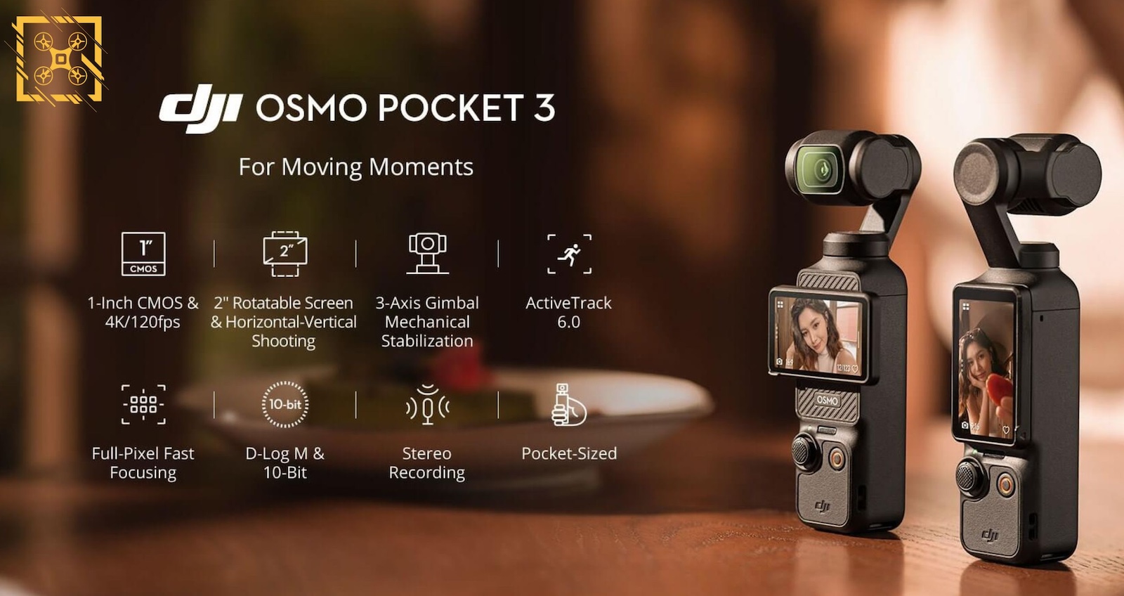 大疆OSMO Pocket3规格曝光